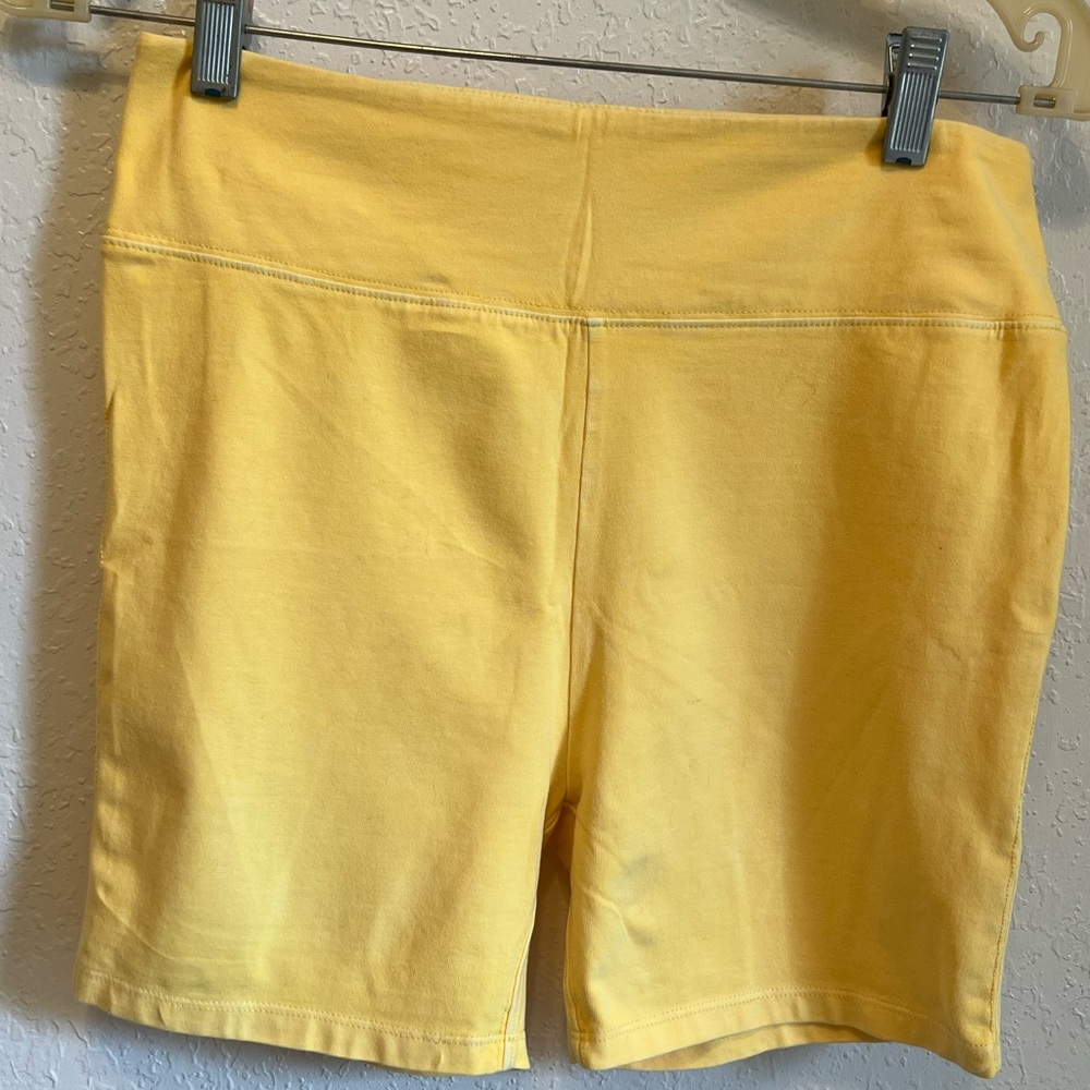Free People Movement Yellow Women's Athleisure  Shorts
